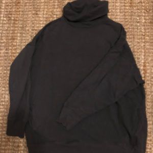 Aerie gray cowl neck sweatshirt